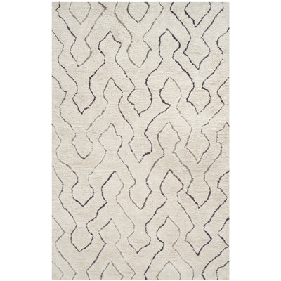 Mittler Hand Knotted Ivory / Multi Area Rug