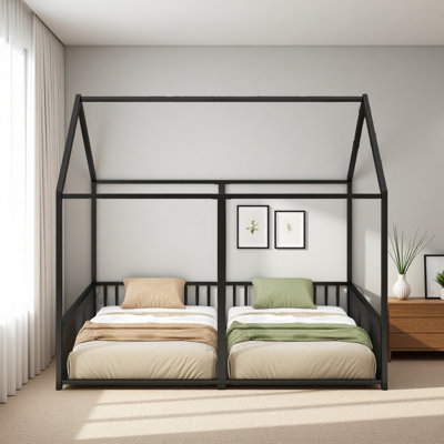Lits plateforme en métal pour lit simple
