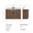 Thornaby 54'' Solid Wood Single Bathroom Vanity with 1.5'' Carrara Marble Top Sink-311596440-315095331