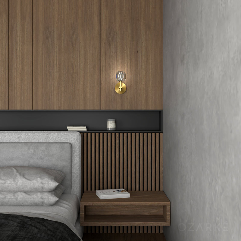 Tyleah Flush Mounted Sconce, Gold