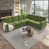 Chenille verte