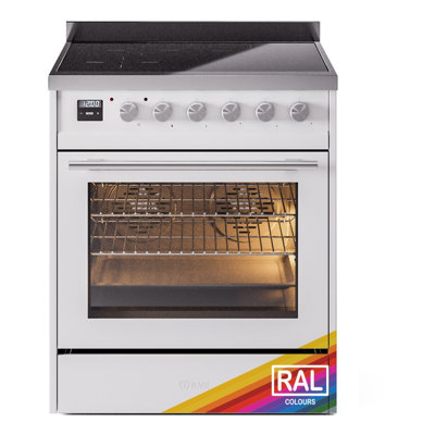 ILVE Professional Plus II 30 in Induction Range, 4 Inductions Elements (Glass Door)