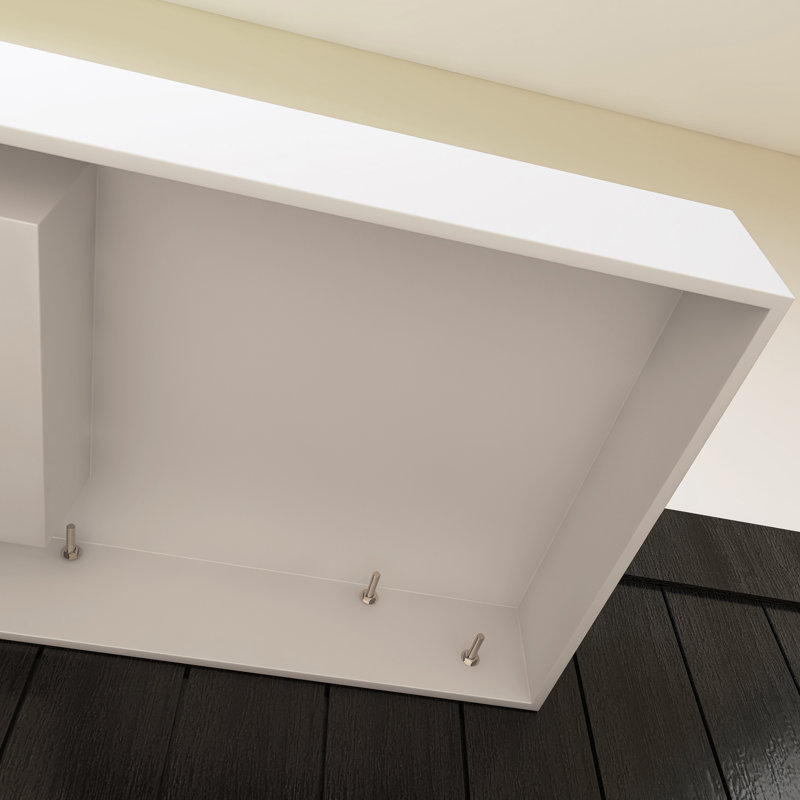 Lavabo vasque à fixation murale 60 "avec trou pour robinet 60"