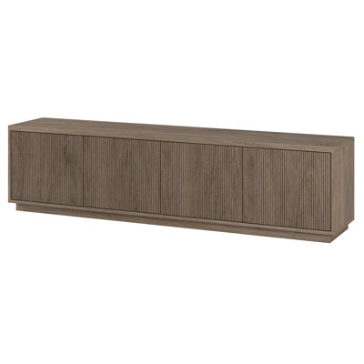 Hanson Rectangular Fluted TV Stand for TV's up to 85"