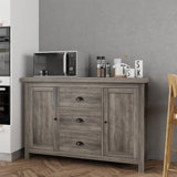 Buffet Cabinet With Drawers, 52" Large Sideboard Buffet Storage Cabinet