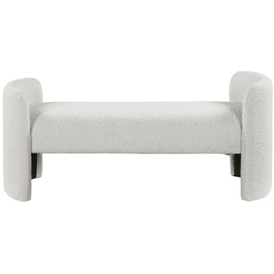 Peyton Boucle Fabric Bench