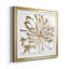 Golden Gilt Bloom I - reproduction botanique rétro, emmêlée et encadrée sous verre, art mural de salon et de salle à manger-866822073-866802878-866822078