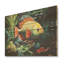 Poissons sous l'eau - Impression sur bois-969560735
