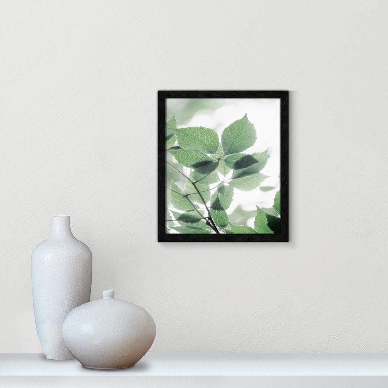 Fields of Greens Fields of Green II - cadre photo, impression, H 15 po x l 13 po x P 0,75 po, Cadre noir