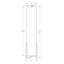 Lighting, 50"h, Floor Lamp, Brown Wood Look, Ivory / Cream Shade, Contemporary