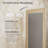 Amara Tempered Glass and Aluminum Alloy Framed French Cleat Mounted Wall Mirror-434510285-440482523