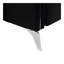 Causeuse moderne chic 54 "en velours noir Hathaway