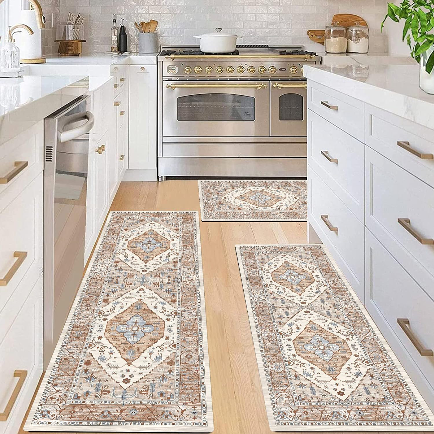 Canora Grey Tanae Non-Skid Kitchen Mat | Wayfair