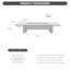 118.12 " MDF Rectangle Conference Table-2095264728