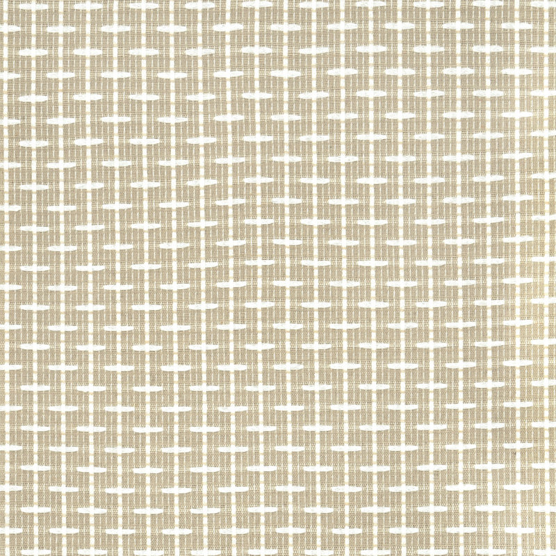 Petit rideau pour cantonnière Bonamy Abstract Line Design 58 po x 13 po, Brun clair