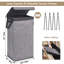 Bhargava Fabric Laundry Hamper with Handles-2008668758