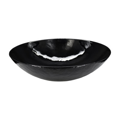 Murano Round Glass Vessel Bathroom Sink