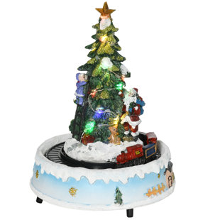 Christmas Figurine Set (17pc) - Christmas Village - Christmas Decorations -  Fairy Garden - Miniature Decorations - Xmas - Christmas Craft