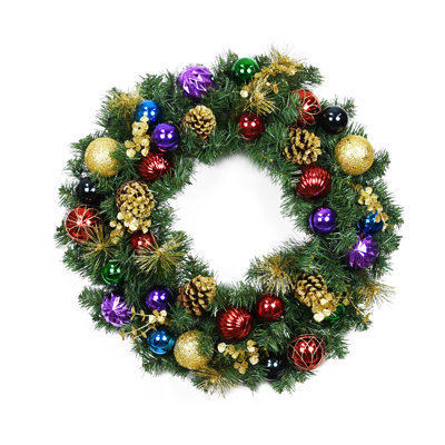 Handcrafted Faux Mixed Assortment 30'' Wreath