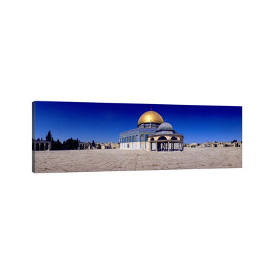 Dome Of The Rock, Temple Mount, Jerusalem, Israel by Panoramic Images - Wrapped Canvas Panoramic Print