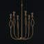 Lustre classique / traditionnel à 6 lumières à intensité variable Cohen