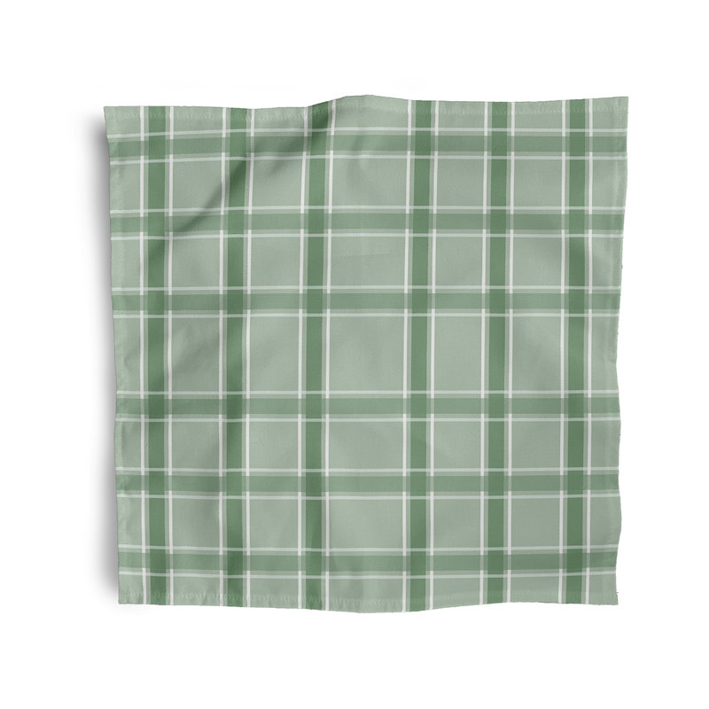 Lamicheal Criss Cross Applesauce Napkins, Green