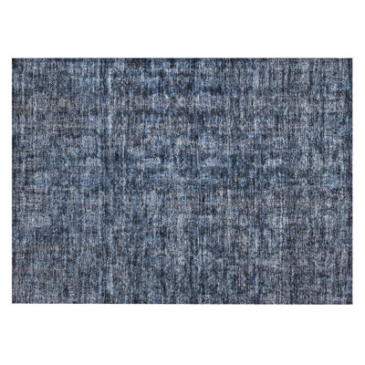 Machine Washable Indoor/Outdoor Chantille ACN1145 Blue Rug