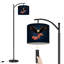 Lampe sur pied à arc avec abat-jour ajustable Aigle à tête blanche tenant le drapeau américain Lampe sur pied Jour de l'Indépendence