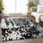 Premium Machine Washable Prisco Black Rug-2069639407