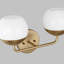 Avoca 2 Light Frosted Dimmable Vanity Light-944052991