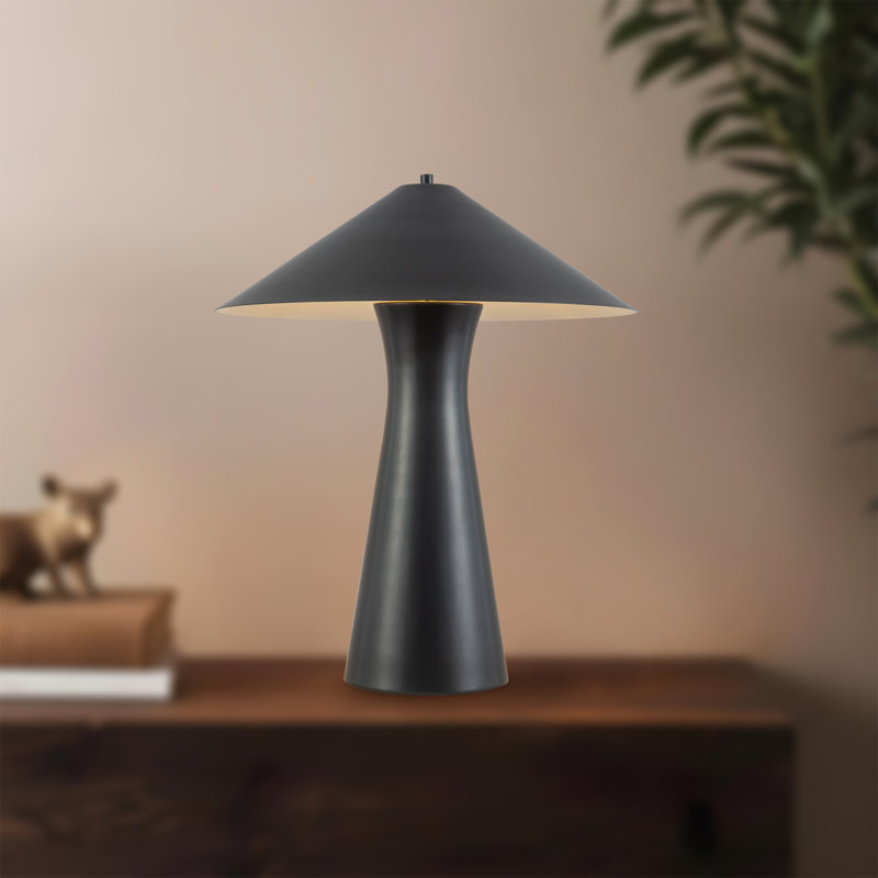 Lampe de table en bronze urbain 21 po Blair, Bronze urbain
