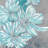 Three Little Abstract Blue Flowers - Botanical Canvas Decor