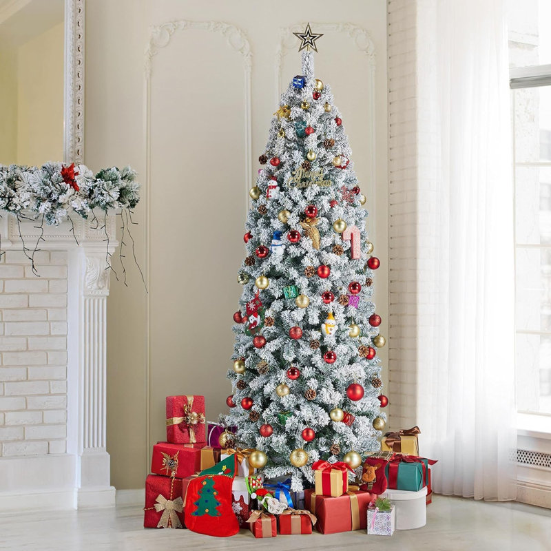 Arbre de Noël artificiel pré-éclairé, H 6 pi