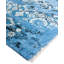 Tapis unique noué à la main bleu clair 8 pi 3 po x 9 pi 10 po Leonard
