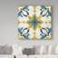 «Andalucia Tiles D Blue and Yellow», impression sur toile tendue-32717063