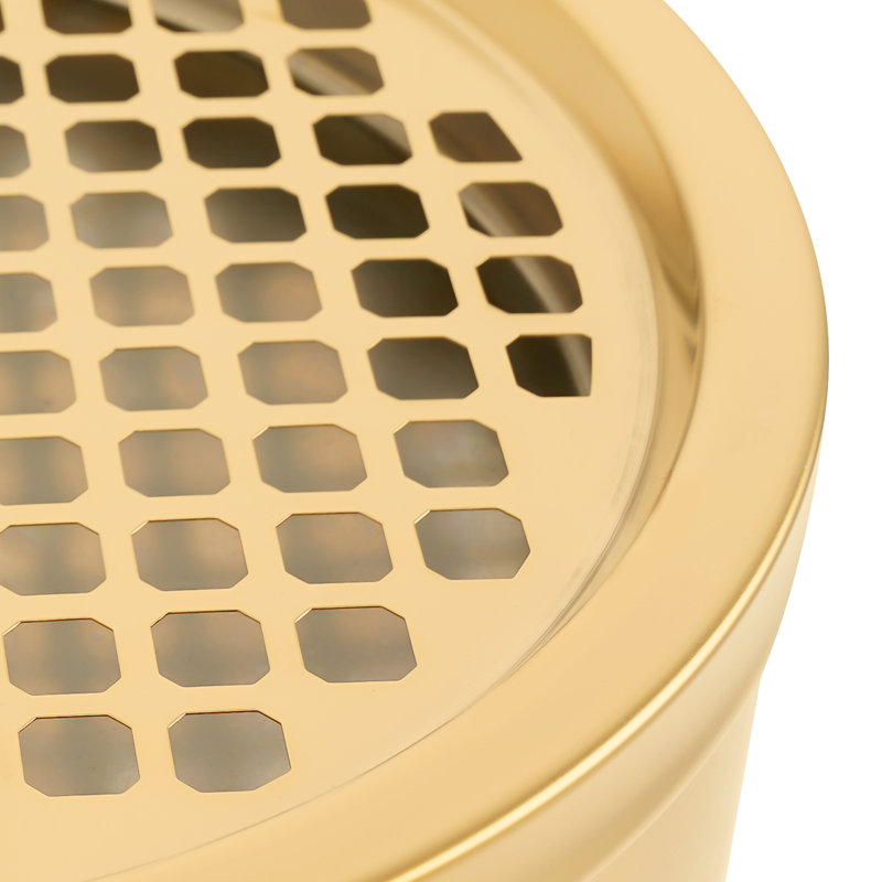 Poubelle en acier inoxydable 15L