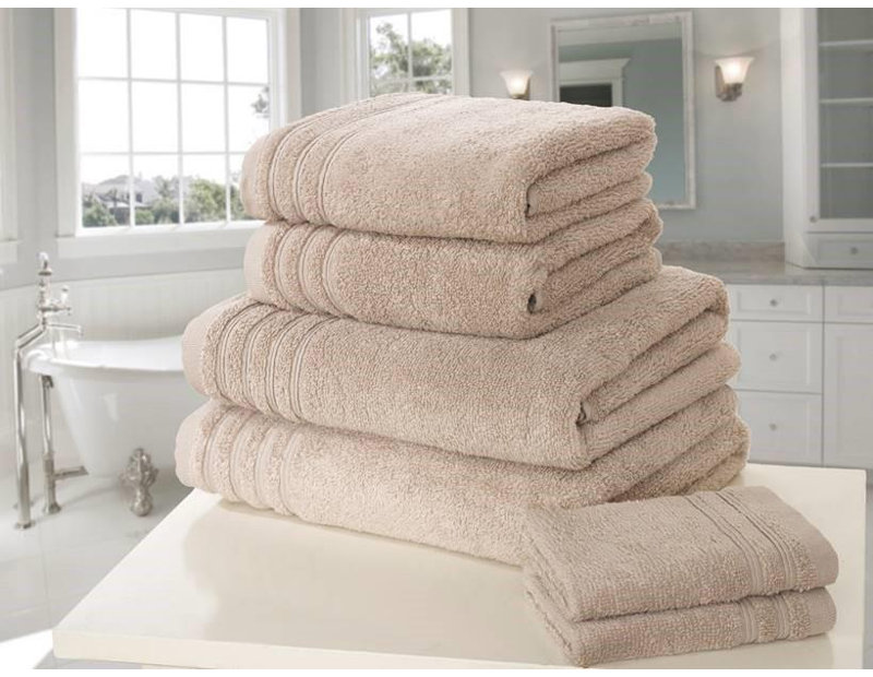Analycia Bath Towel, Taupe, 6