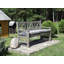 Almetra Solid Wood Pine Outdoor Bench-488794789-488794794
