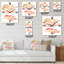 Horloge murale abstraite avec taches-2087273939