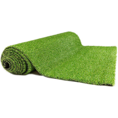 Fasward Outdoor Artificial Grass Turf Rug / Roll