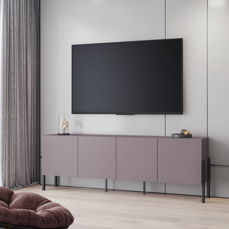 Burham TV Stand for TVs up to 75", Plum