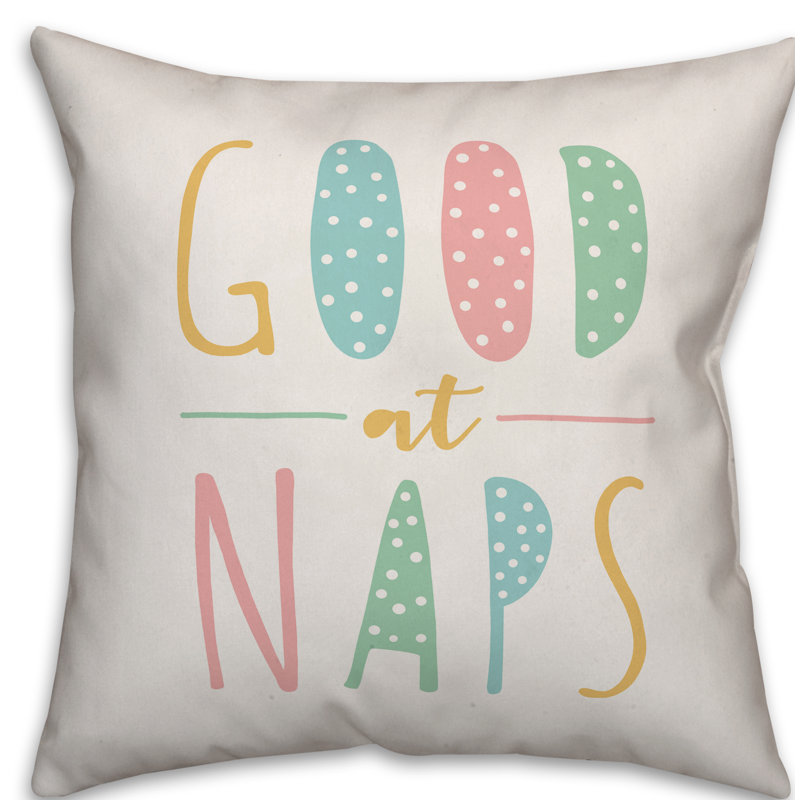 Textual Throw Pillow