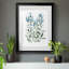 Delicate Blue Botanical II - peinture encadrée-107982829-107982830