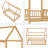 Floor Wooden Bed With House Roof Frame, Fence Guardrails-1509900569-1509900568