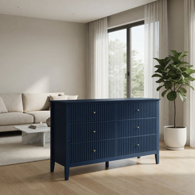 Commodes décoratives avec 6 tiroirs