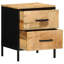 40cm W Solid Wood Bedside Table