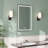 Modern Frameless LED Lighted Bathroom / Vanity Mirror with 3 Colour Adjustable, Memory Function, Anti-fog, Time Mode Control-102505969