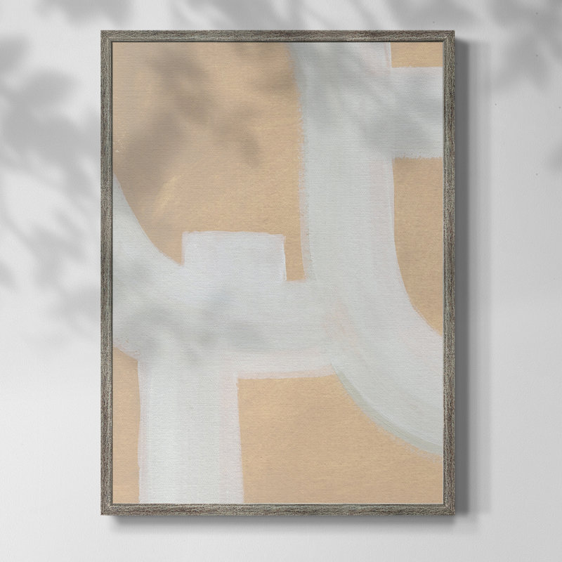 «Neutral Winding Paths II», reproduction encadrée - bois massif, H 11 po x l 9 po