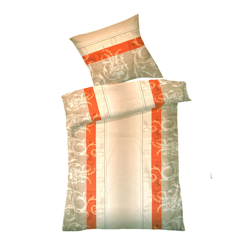 2 Pieces Duvet Cover Set, Single - 1 Pillowcase (80 x 80 cm), Beige