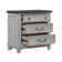 Chapmon 3 Drawer Nightstand w/ Charging Station